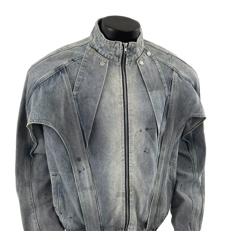 แจ็คเก็ตยีนส์ผู้ชายสไตล์อเมริก - Street Fashion Vibes บทวิจารณ์และราคา