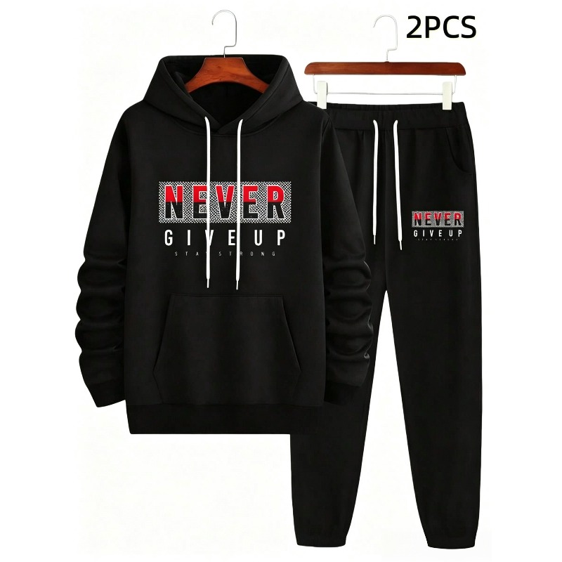 NEVER GIVE UP ชุดแฟชั่นพิมพ์ลา - Street Fashion Hoodie บทวิจารณ์และราคา