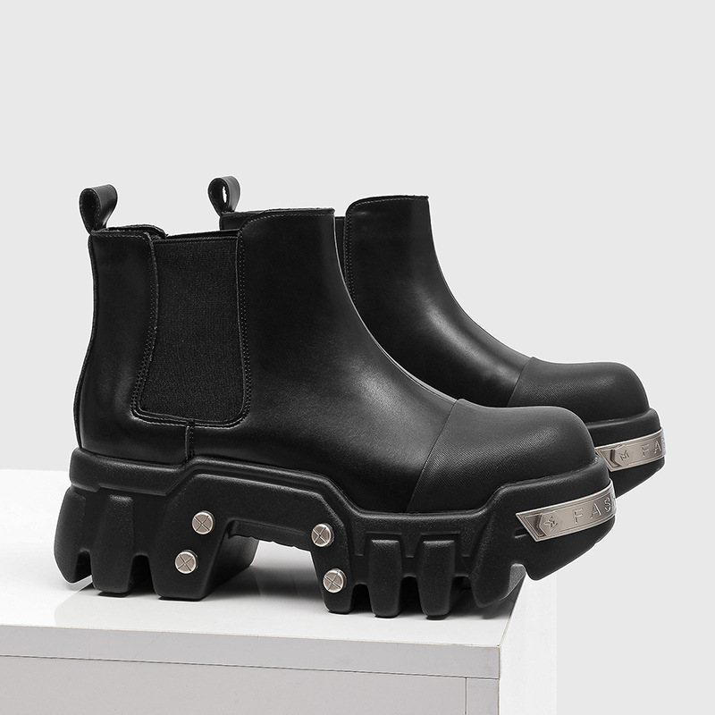 รองเท้าบูทแฟชั่นหรูหราสำหรับผู - Street Fashion Goth บทวิจารณ์และราคา