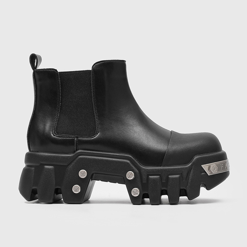 รองเท้าบูทแฟชั่นหรูหราสำหรับผู - Street Fashion Goth บทวิจารณ์และราคา