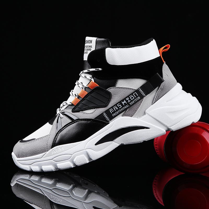 Hightopฤดูร้อนผู้ชายกีฬารองเท้ - Street Fashion Goth บทวิจารณ์และราคา