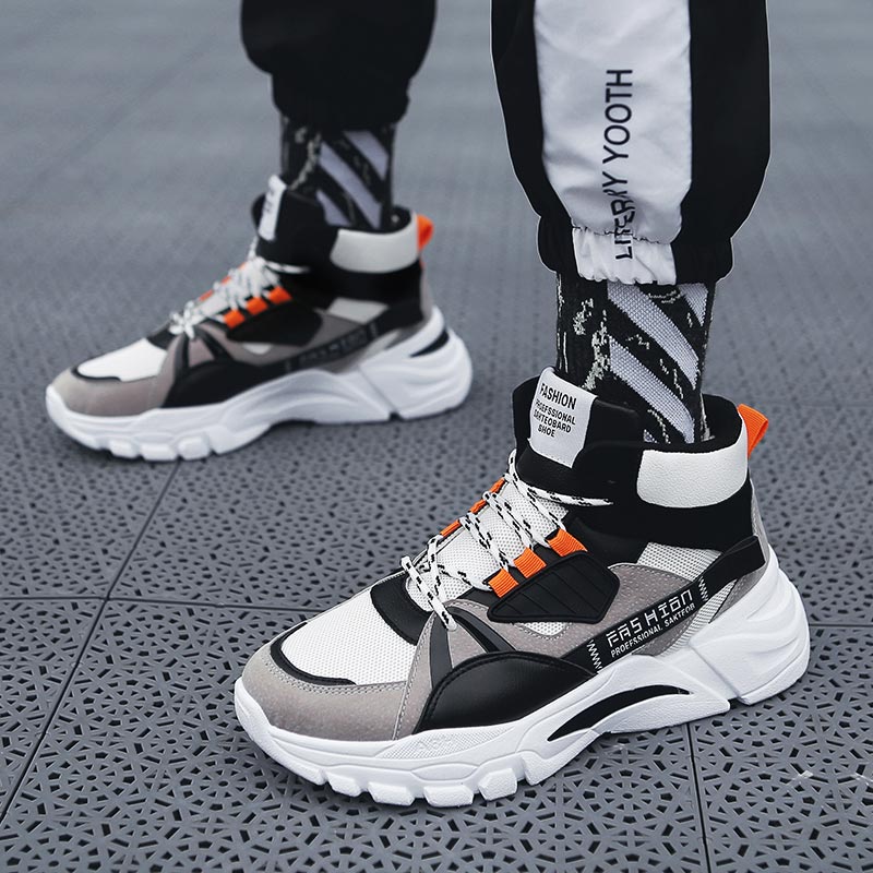 Hightopฤดูร้อนผู้ชายกีฬารองเท้ - Street Fashion Goth บทวิจารณ์และราคา