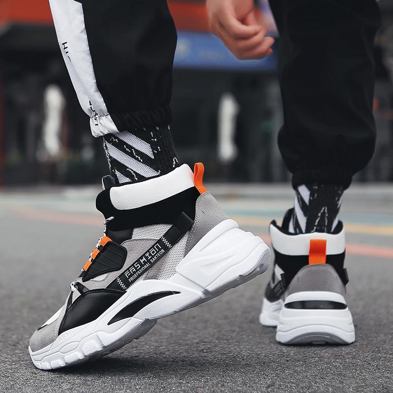 Hightopฤดูร้อนผู้ชายกีฬารองเท้ - Street Fashion Goth บทวิจารณ์และราคา