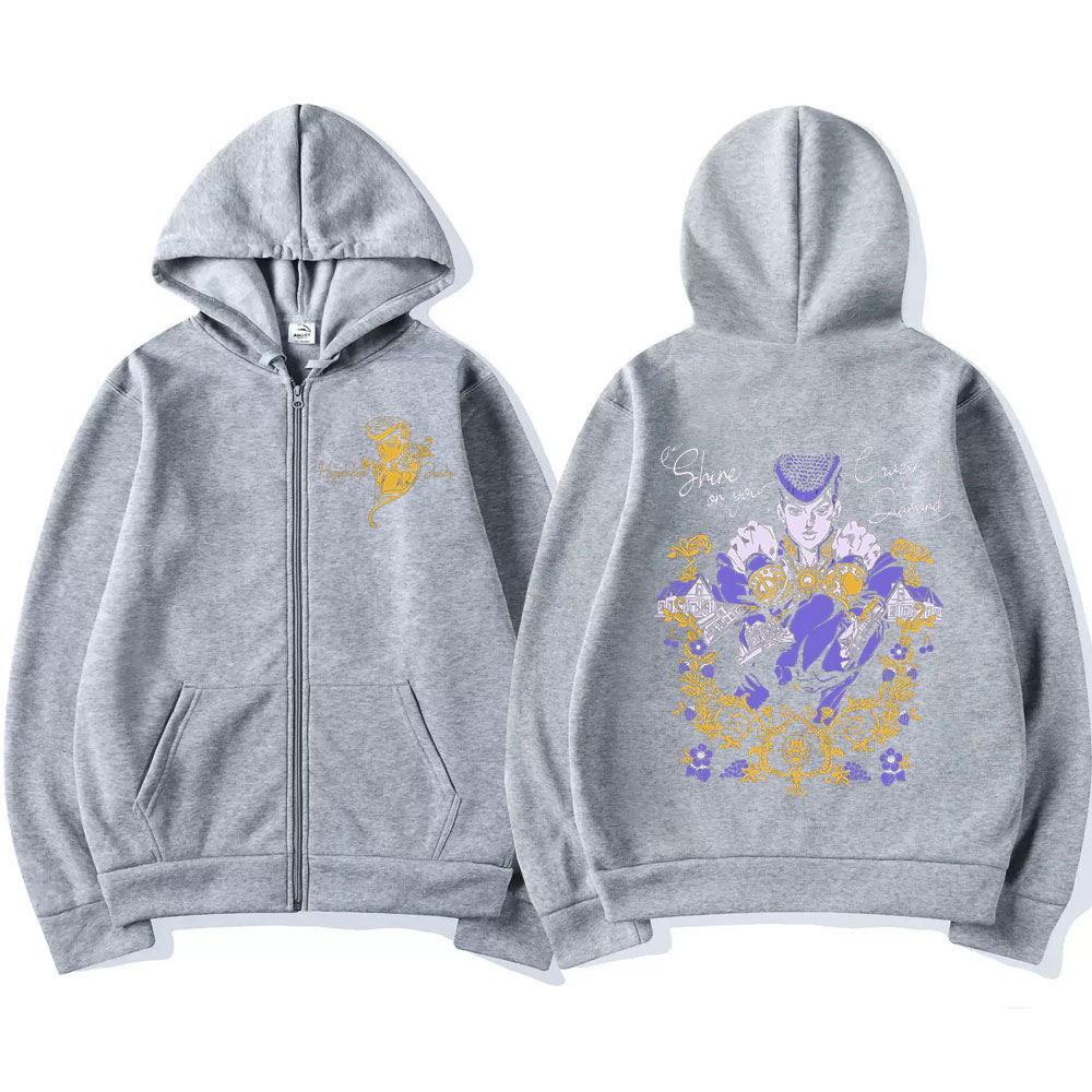 เสื้อฮู้ดซิปอนิเมะ Jojo's Biza - Street Fashion Hoodie บทวิจารณ์และราคา