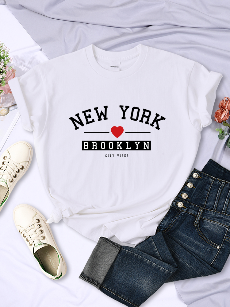 เสื้อยืดพิมพ์ลาย New York Broo - Street Fashion Vibes บทวิจารณ์และราคา