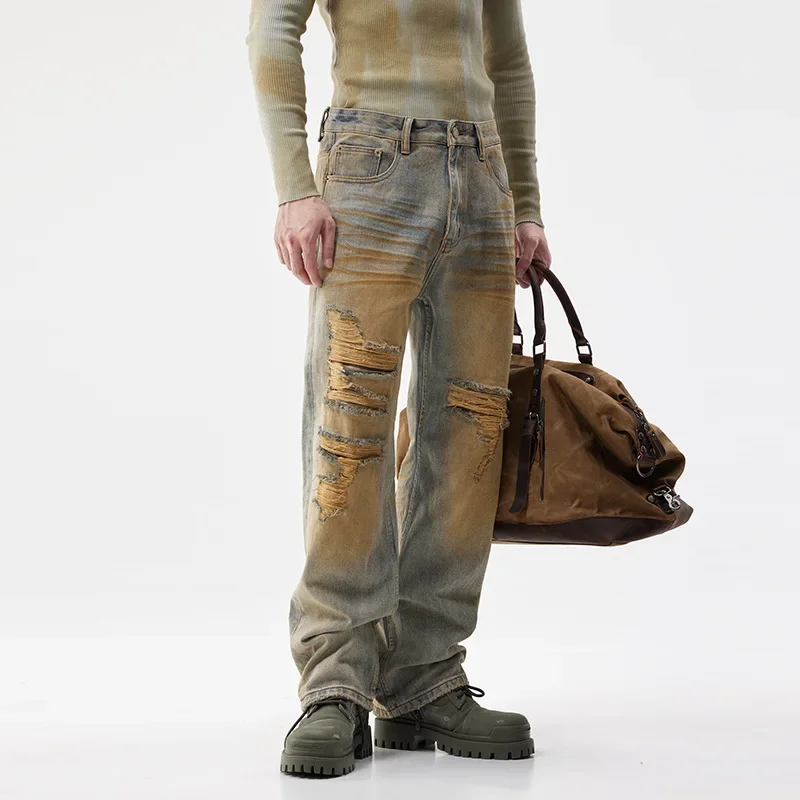 กางเกงยีนส์ผู้ชายสไตล์สตรีทแวร - Street Fashion Vibes บทวิจารณ์และราคา