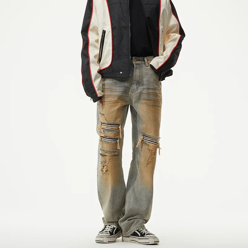 กางเกงยีนส์ผู้ชายสไตล์สตรีทแวร - Street Fashion Vibes บทวิจารณ์และราคา