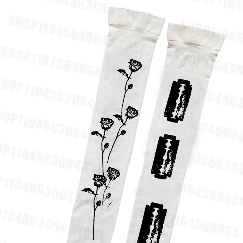 ถุงเท้ายาวสไตล์ Y2K แนววินเทจ  - Street Fashion Goth บทวิจารณ์และราคา
