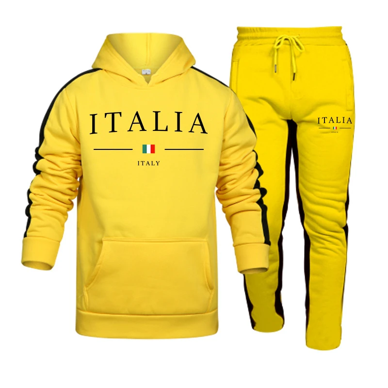 ชุดวอร์มผู้ชาย 2 ชิ้น ชุดแฟชั่ - Street Fashion Hoodie บทวิจารณ์และราคา