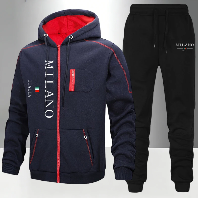 ชุดแฟชั่นผู้ชายสไตล์อิตาลี/เสื - Street Fashion Hoodie บทวิจารณ์และราคา
